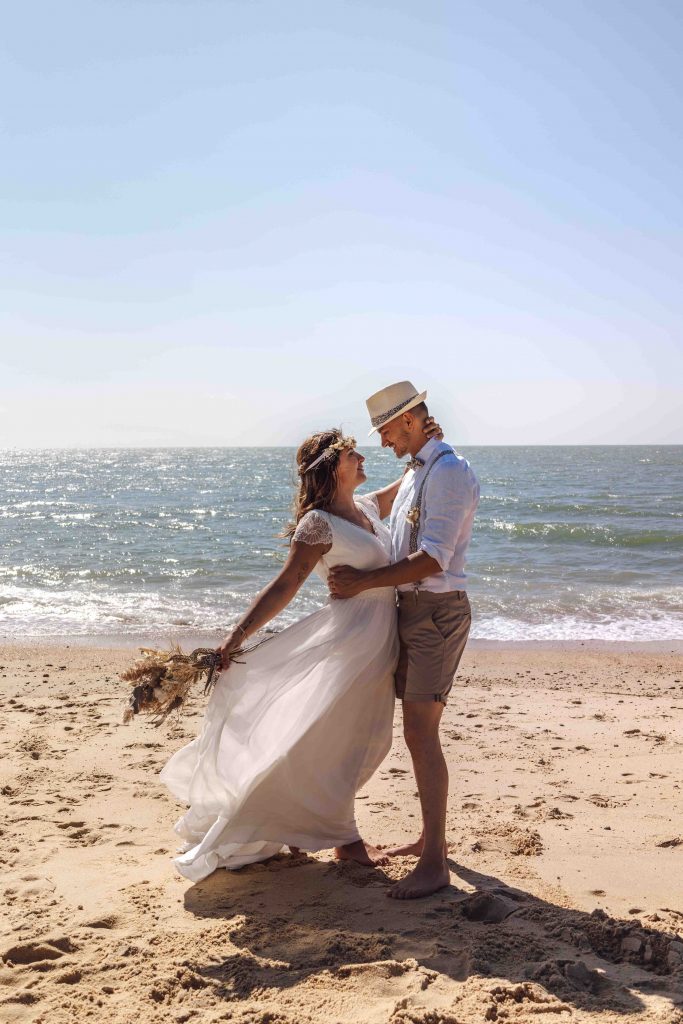 Photographe mariage Sud-Ouest séance After Day plage Landes