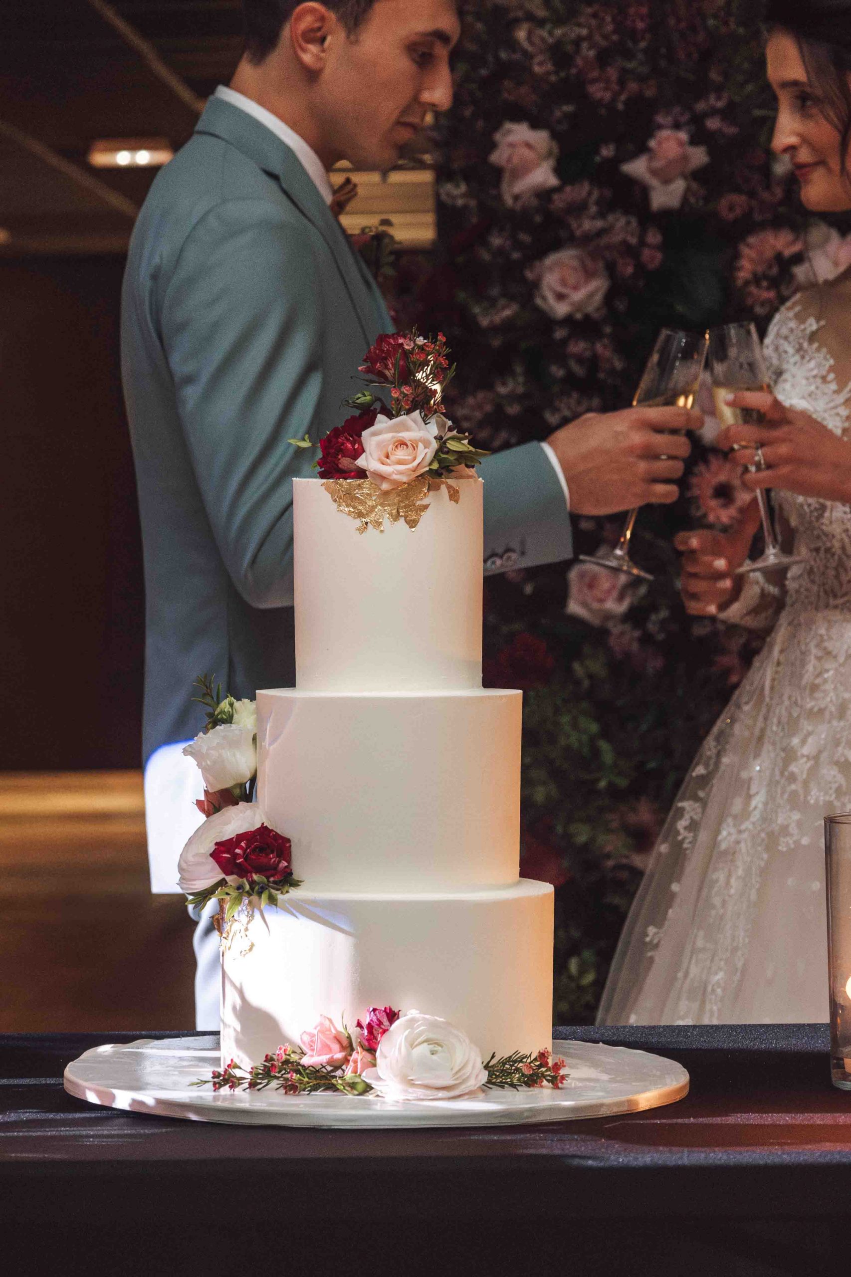 Photographe de mariage Tarbes, photo du wedding cake magnifque