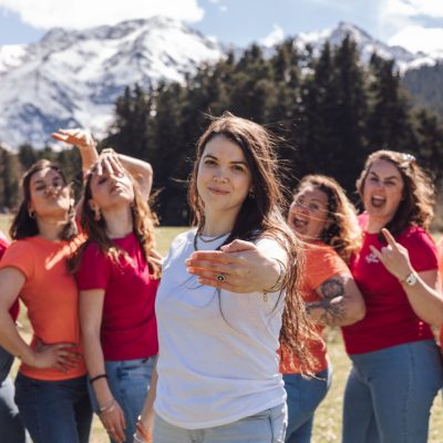 EVJF avec photographe tarbes à Payolle dans un décor naturel exceptionnel